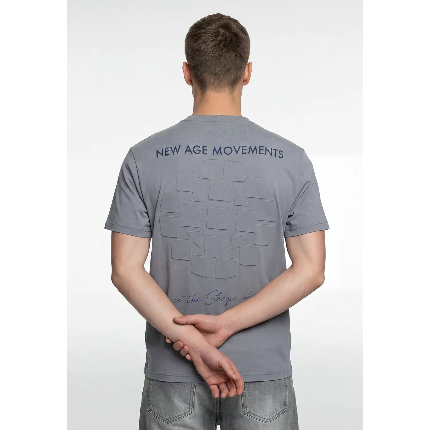 Polera Casual Hombre Gris 2