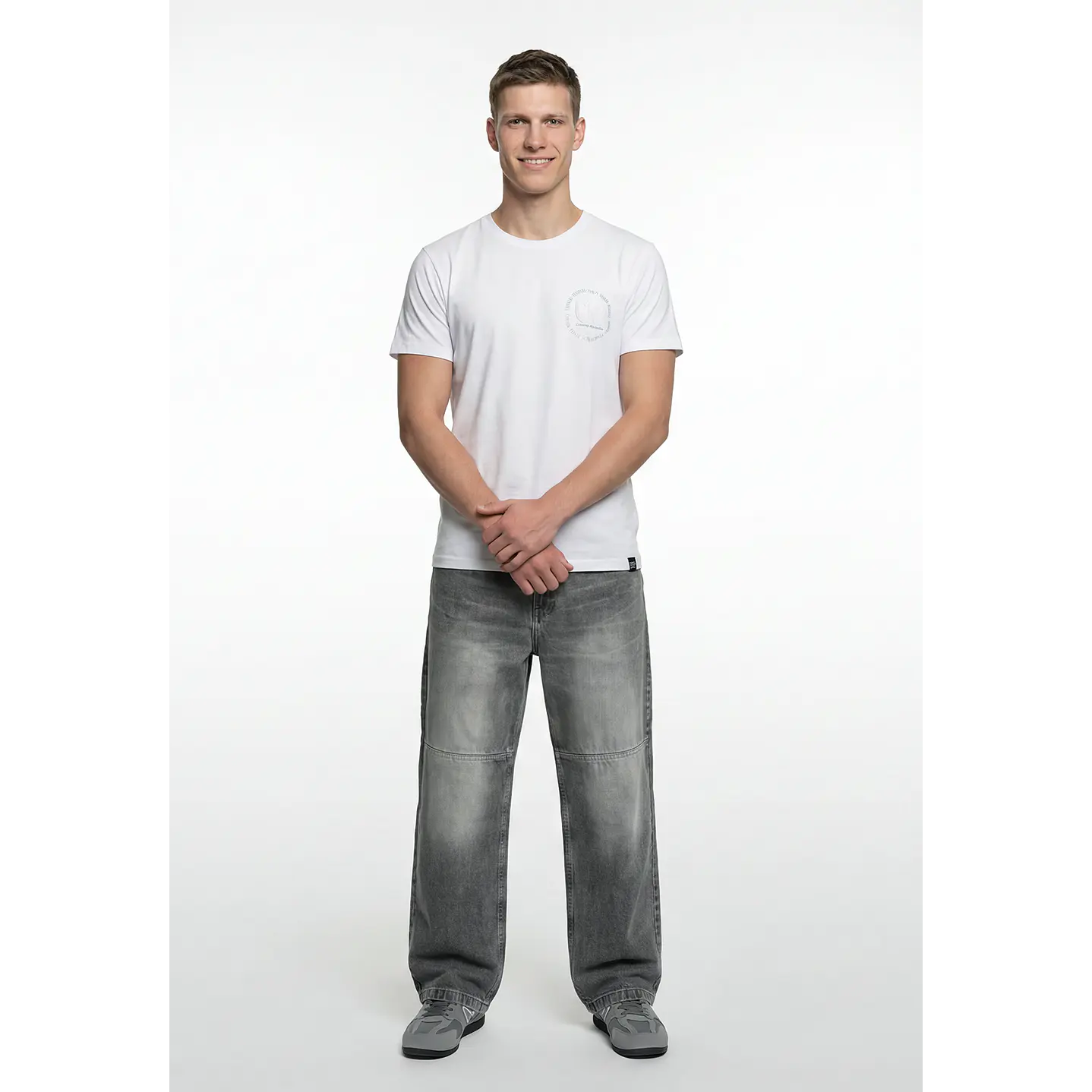 Polera Casual Hombre Blanco 3