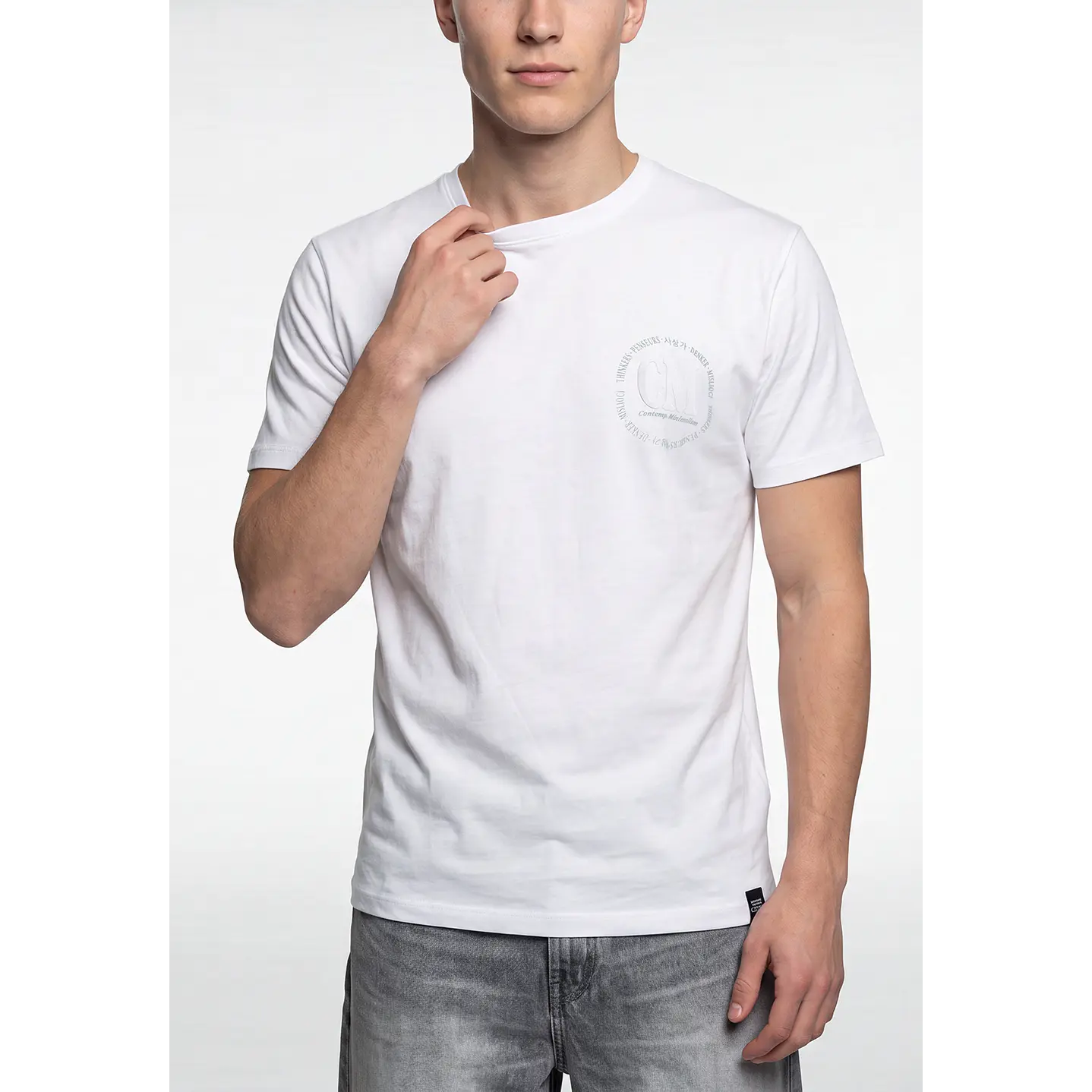 Polera Casual Hombre Blanco 4
