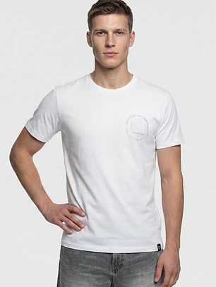 Polera Casual Hombre Blanco