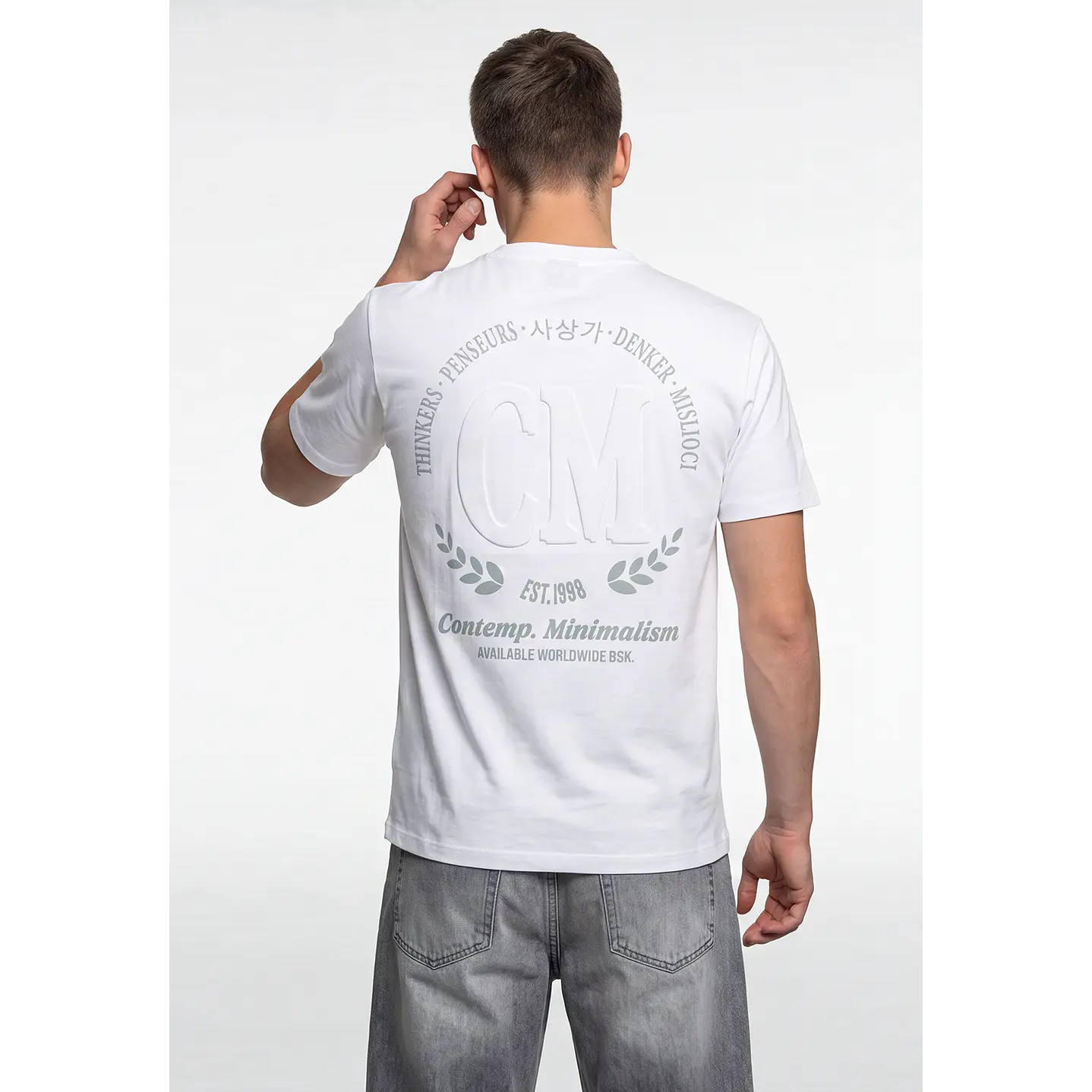 Polera Casual Hombre Blanco 2