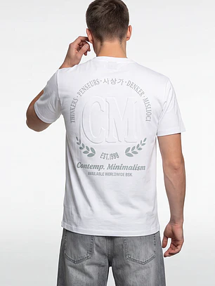 Polera Casual Hombre Blanco