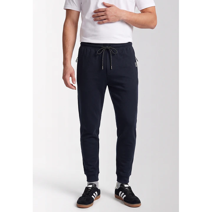Buzo Hilos Hombre Azul 1