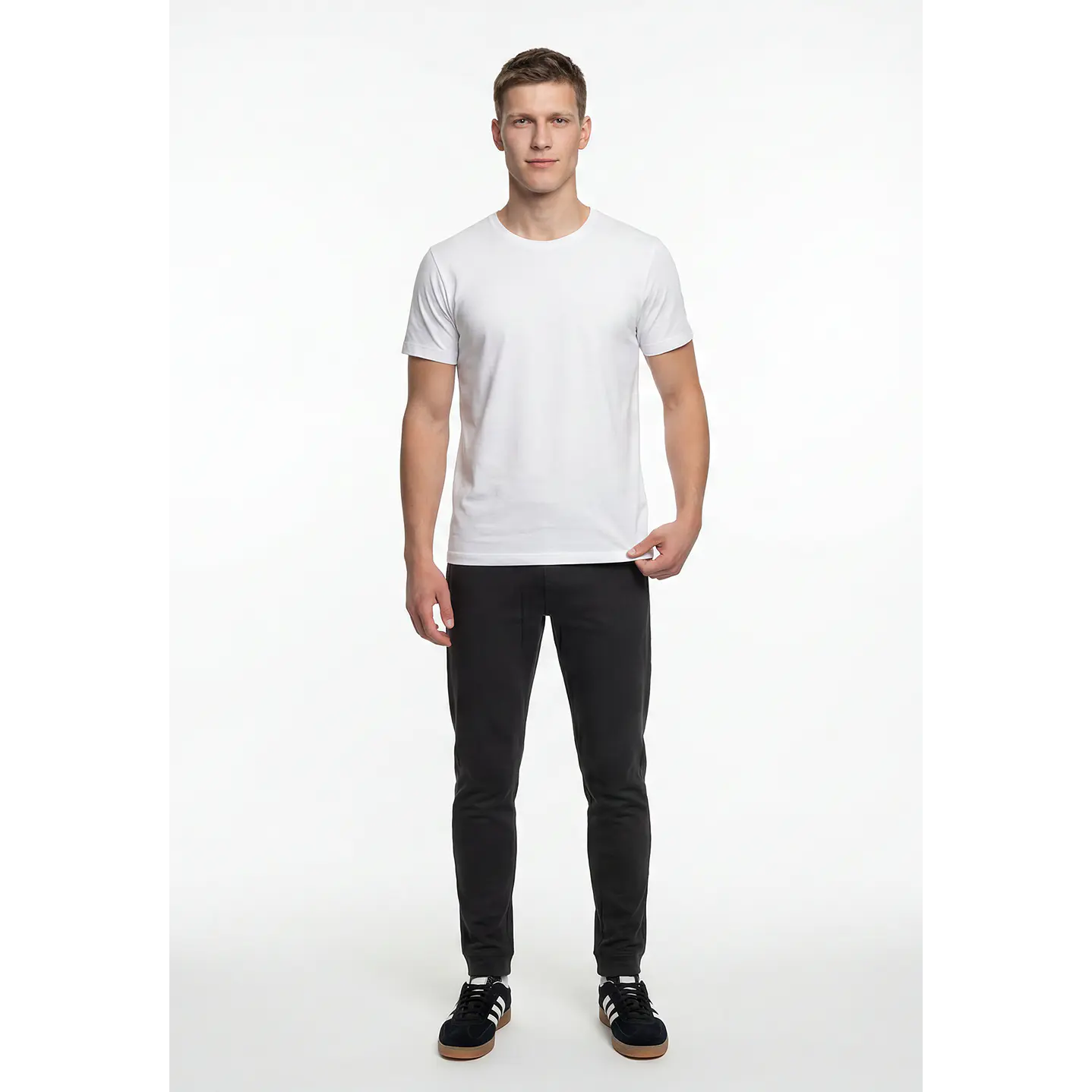 Buzo Hilos Hombre Gris 3