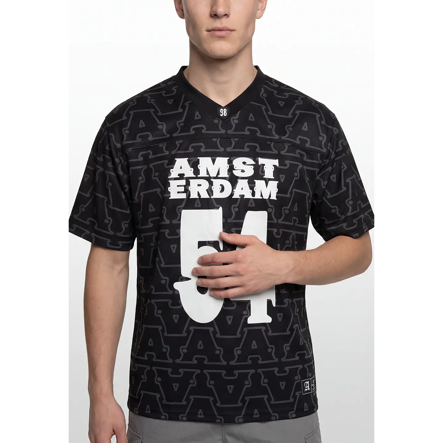 Polera Paranoid Hombre Negro 4