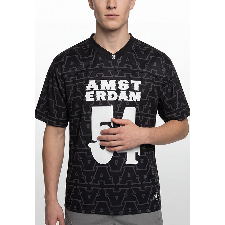 Polera Paranoid Hombre Negro 4