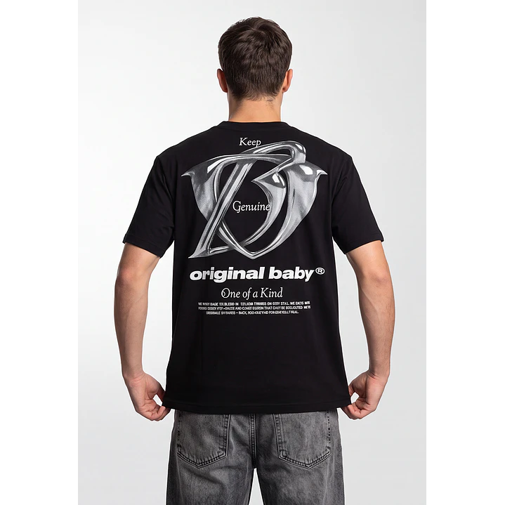 Polera Llavero Hombre Negro 2