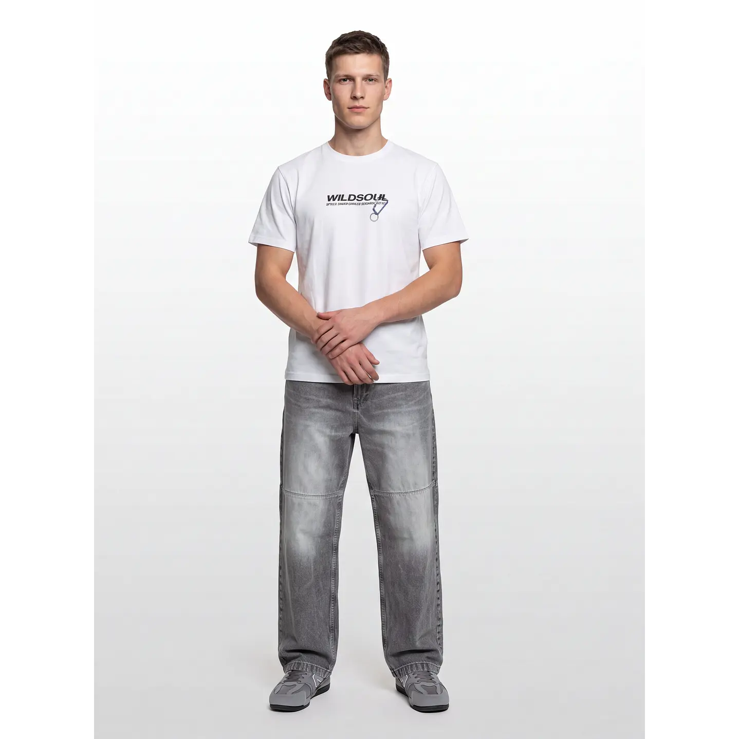 Polera Llavero Hombre Blanco 4