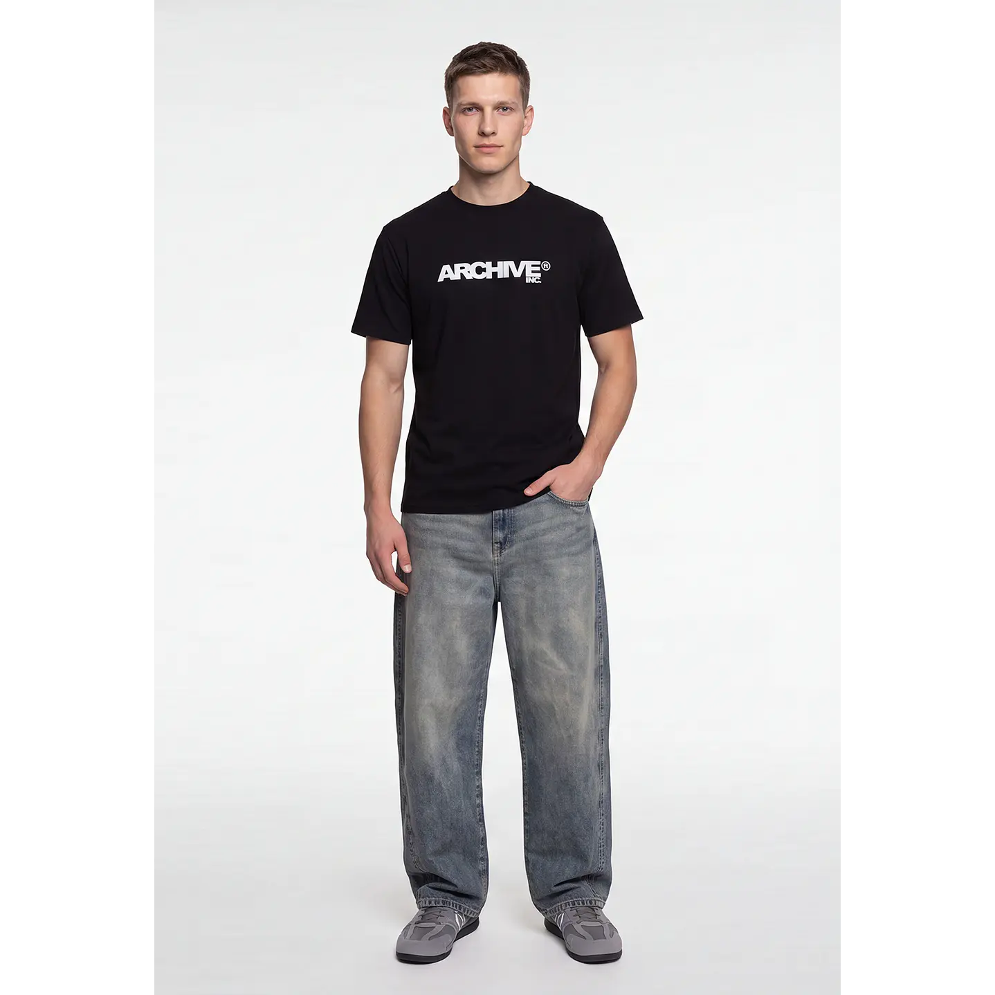 Polera Loft Hombre Negro 3