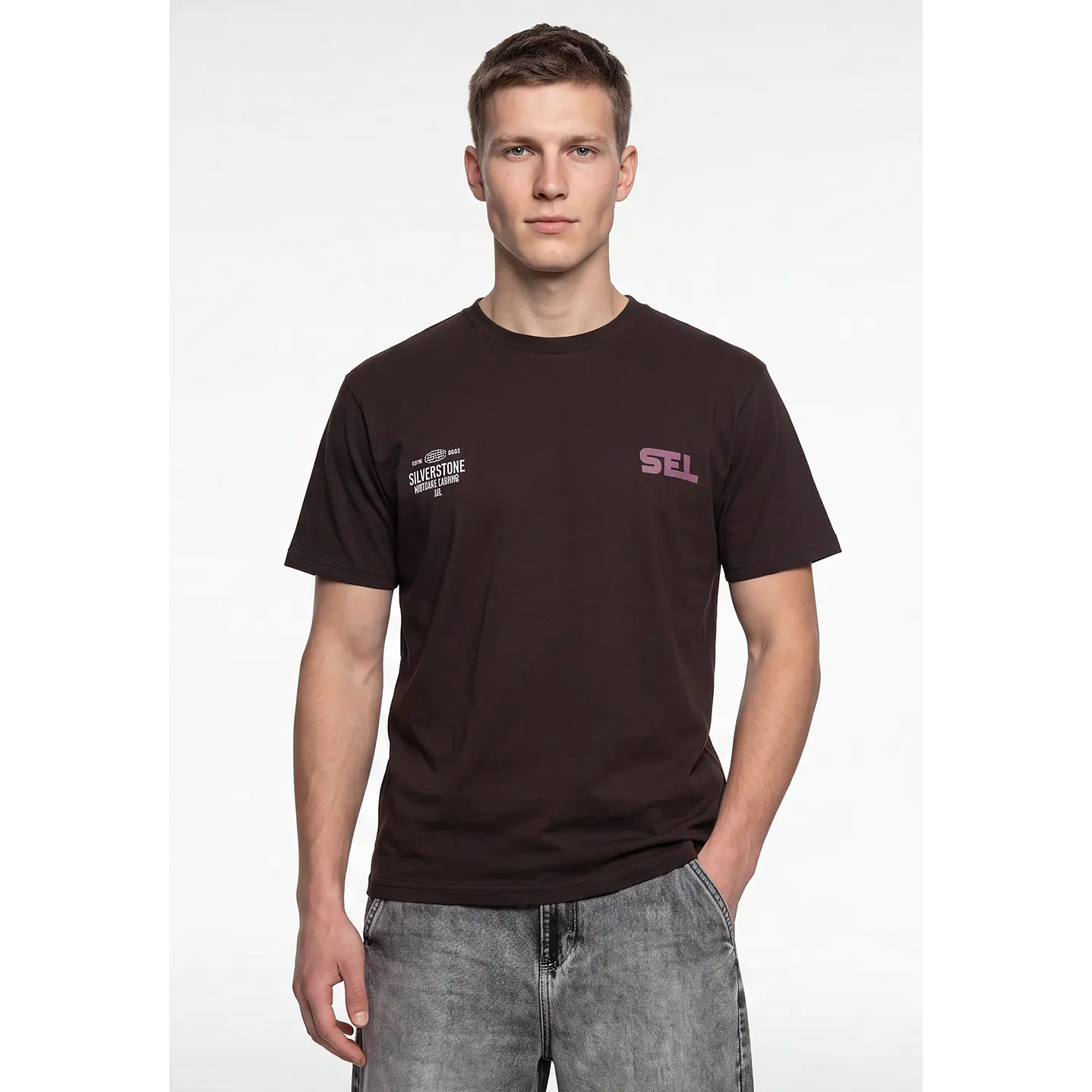 Polera Loft Hombre Café 1