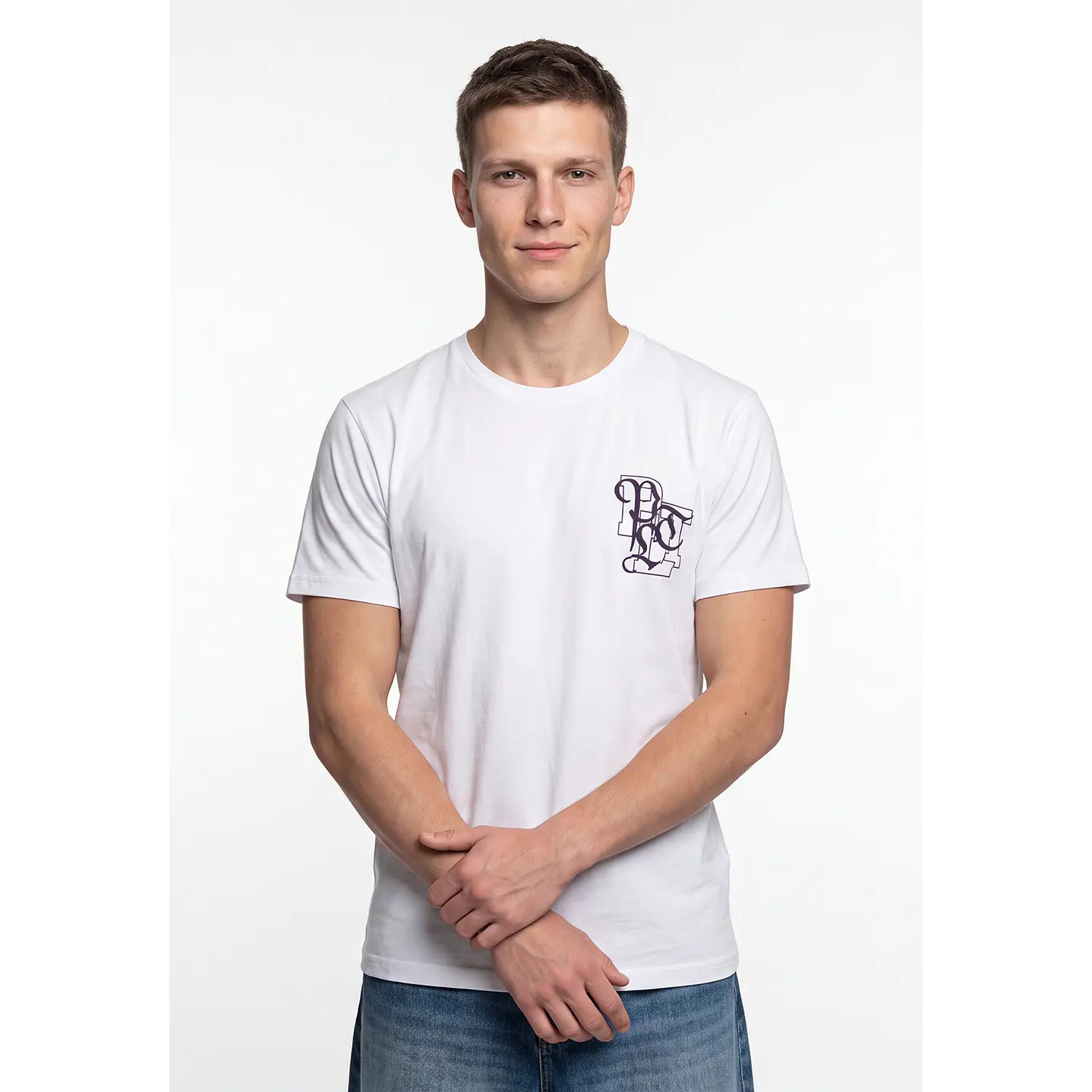 Polera Llamas Hombre Blanco 1