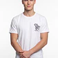 Polera Llamas Hombre Blanco - Miniatura 1