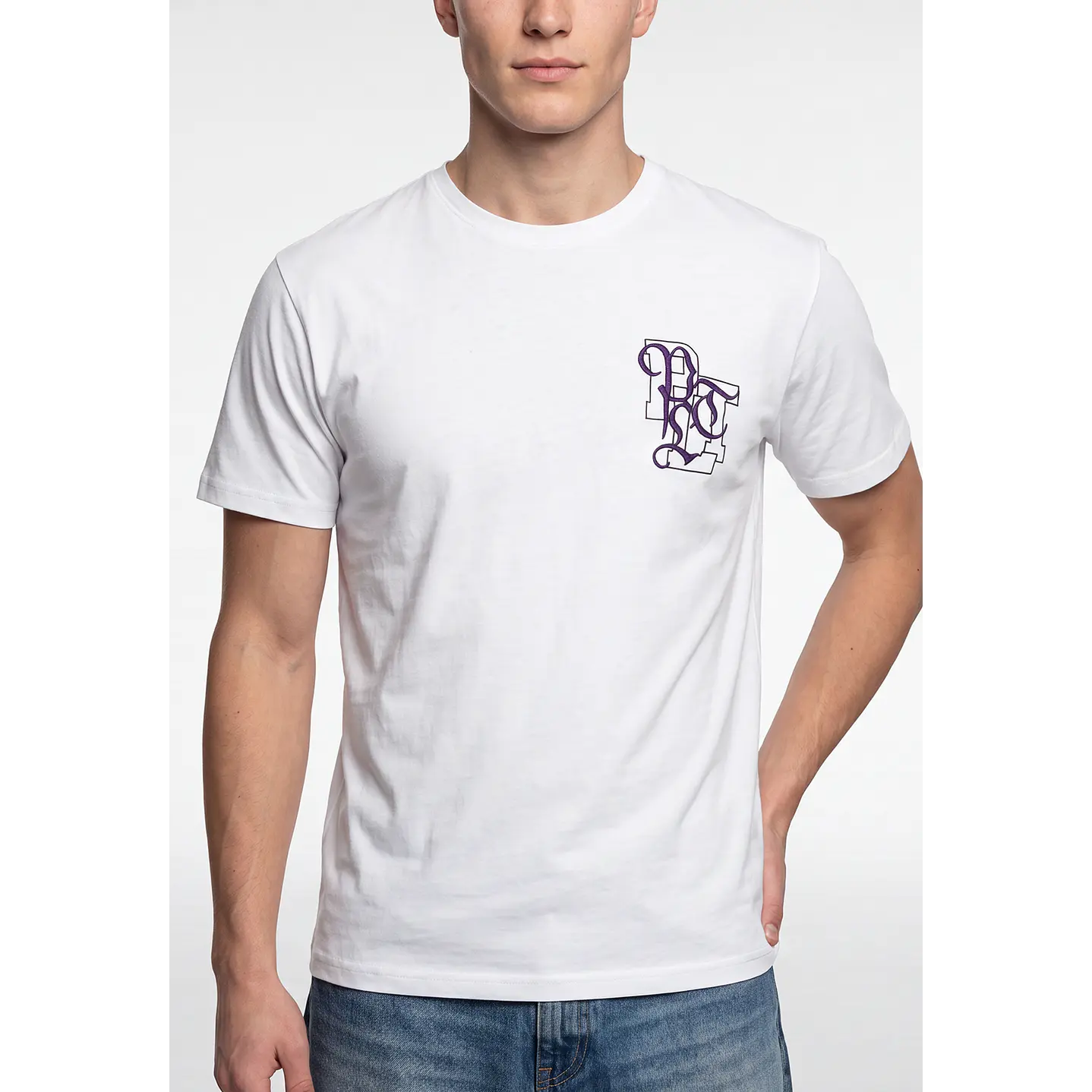 Polera Llamas Hombre Blanco 4