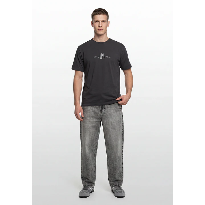 Polera Gothic Hombre Gris 3