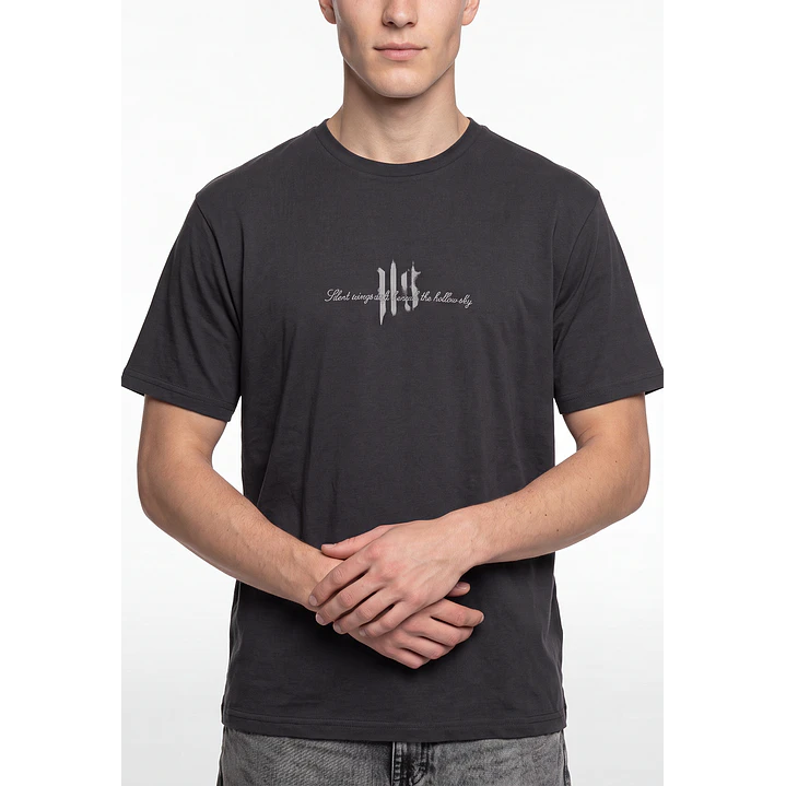 Polera Gothic Hombre Gris 4