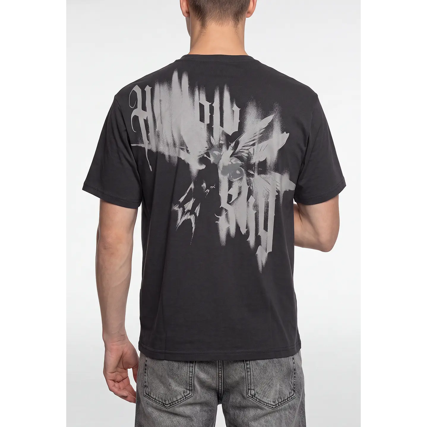 Polera Gothic Hombre Gris 2