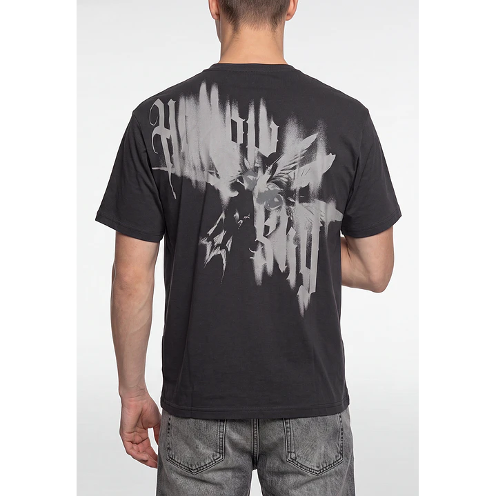 Polera Gothic Hombre Gris 2
