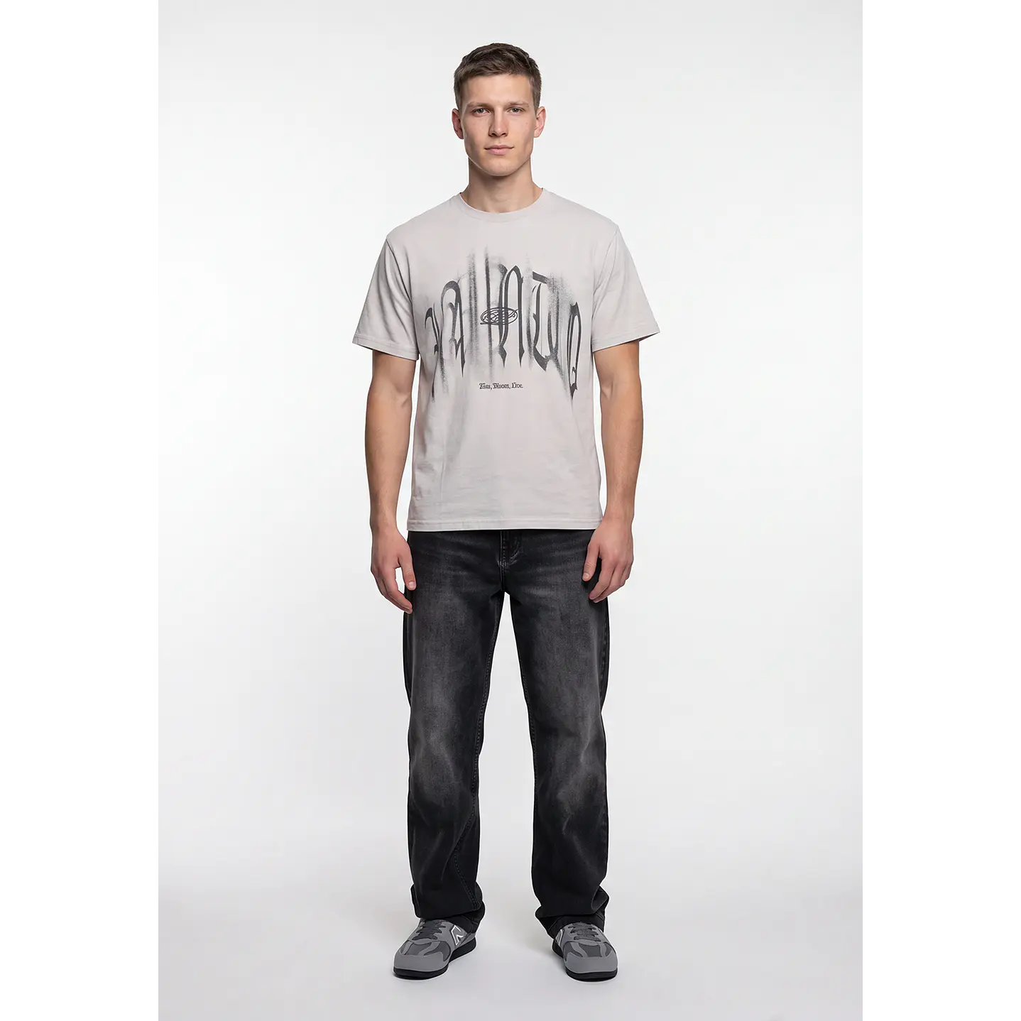 Polera Gothic Hombre Blanco 3
