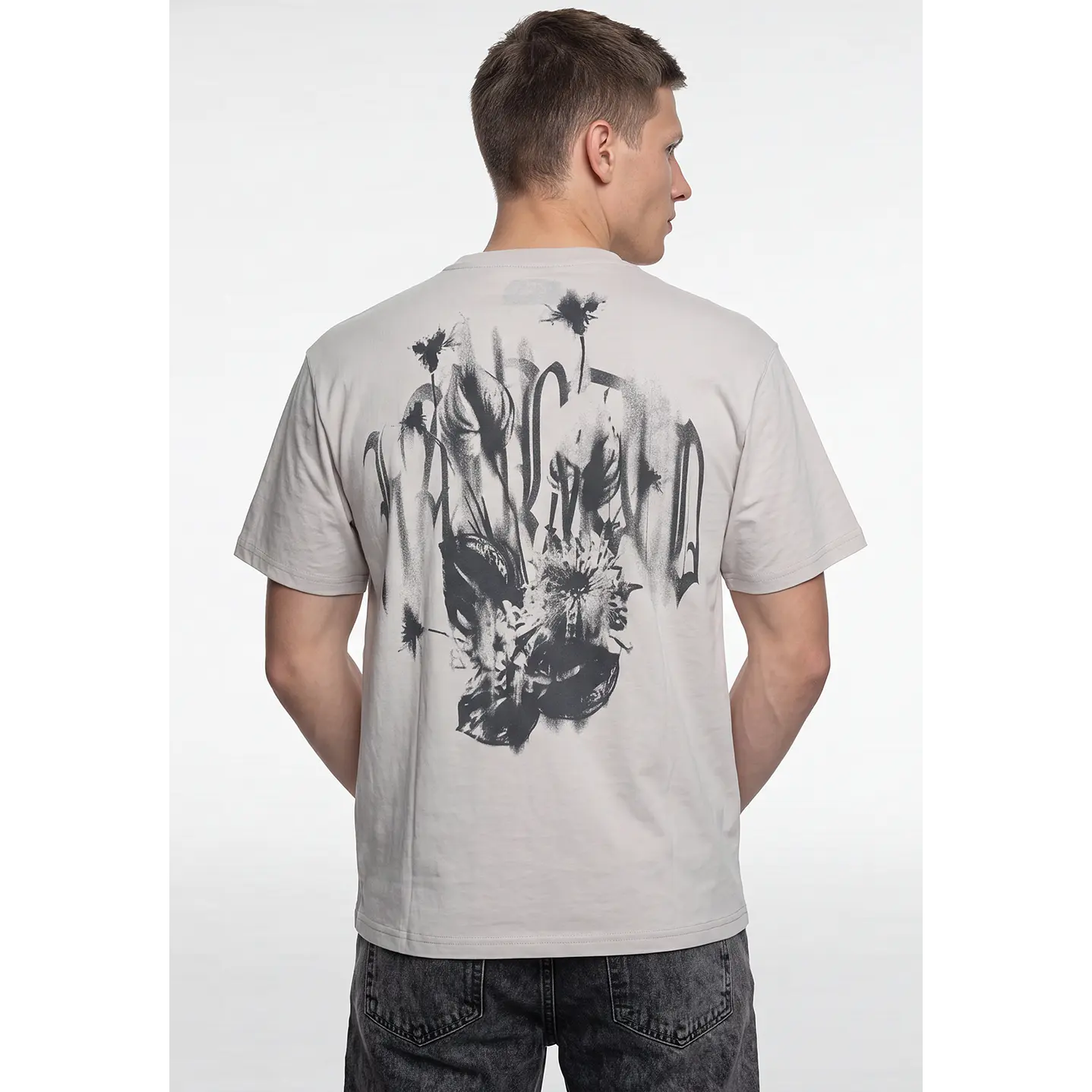 Polera Gothic Hombre Blanco 1