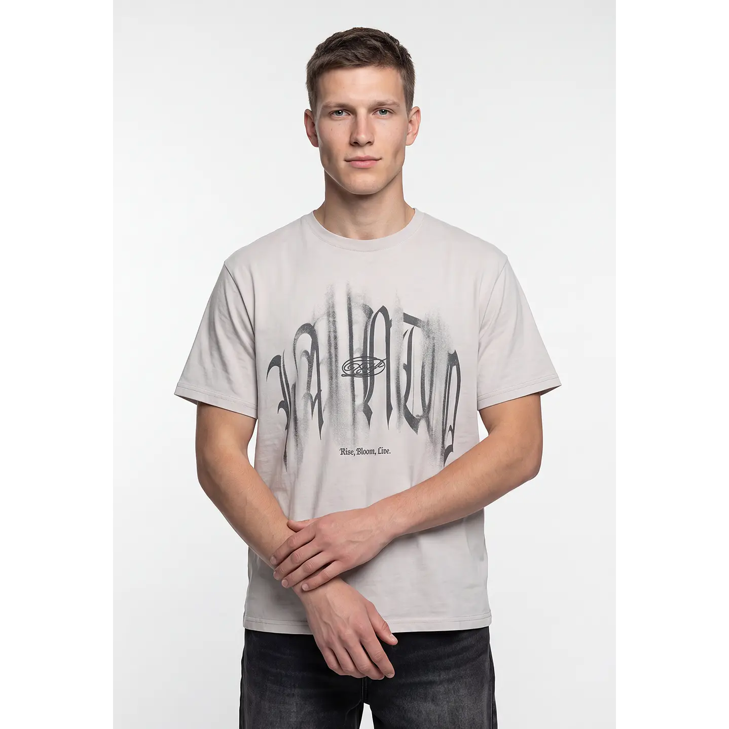 Polera Gothic Hombre Blanco 2