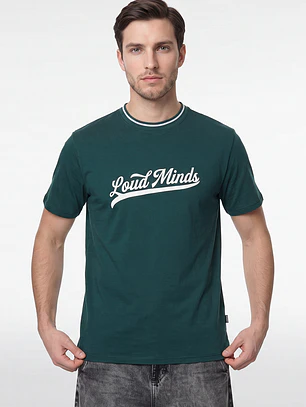 Polera Loud Minds Hombre Verde