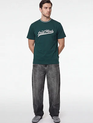 Polera Loud Minds Hombre Verde
