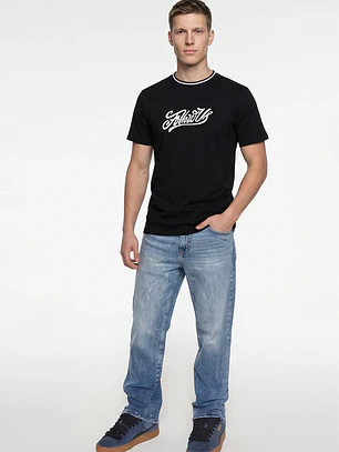Polera Follow Hombre Negro