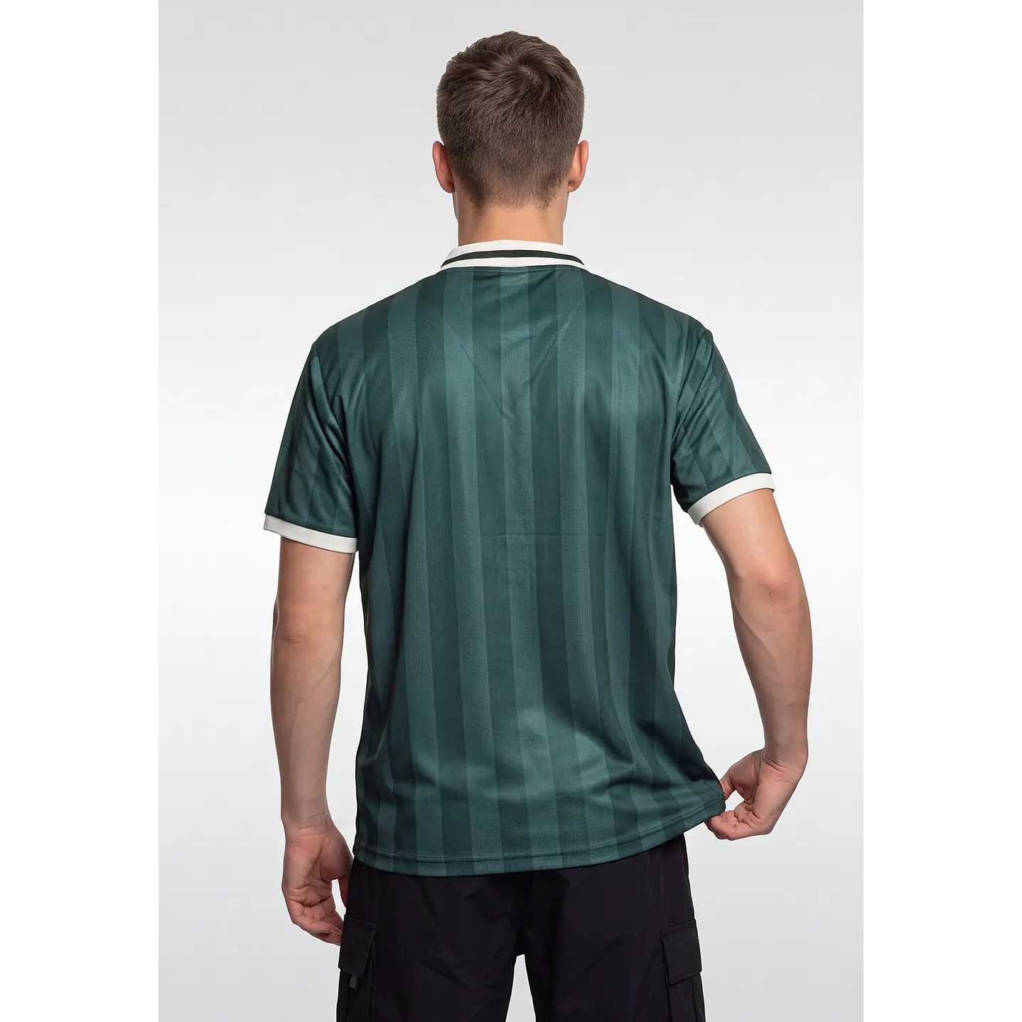 Polera Fútbol Hombre Verde 4