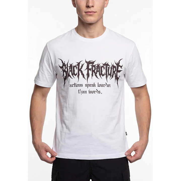 Polera Death Hombre Blanco 4