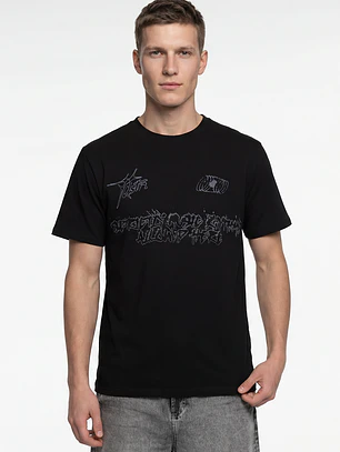 Polera Death Hombre Negro