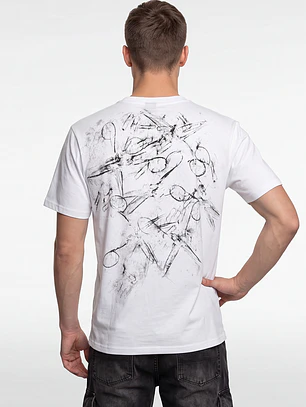 Polera Death Hombre Blanco