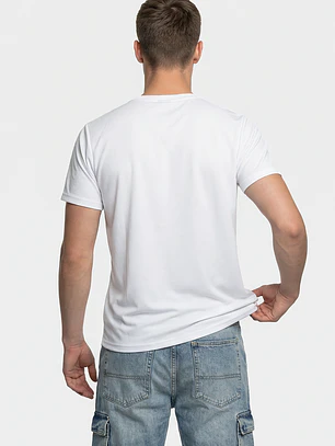 Polera Darkness Hombre Blanco