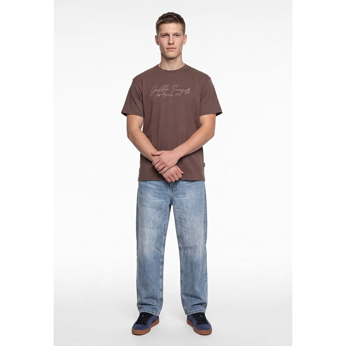 Polera Básica Hombre Beige 2