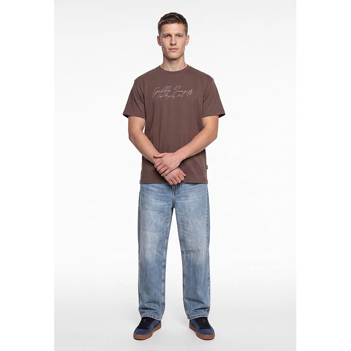 Polera Básica Hombre Beige 2