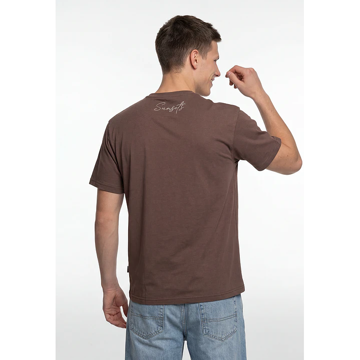 Polera Básica Hombre Beige 3