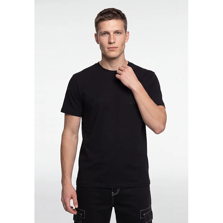 Polera Básica Hombre Negro 1
