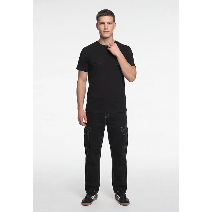 Polera Básica Hombre Negro 2