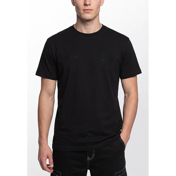 Polera Básica Hombre Negro 4