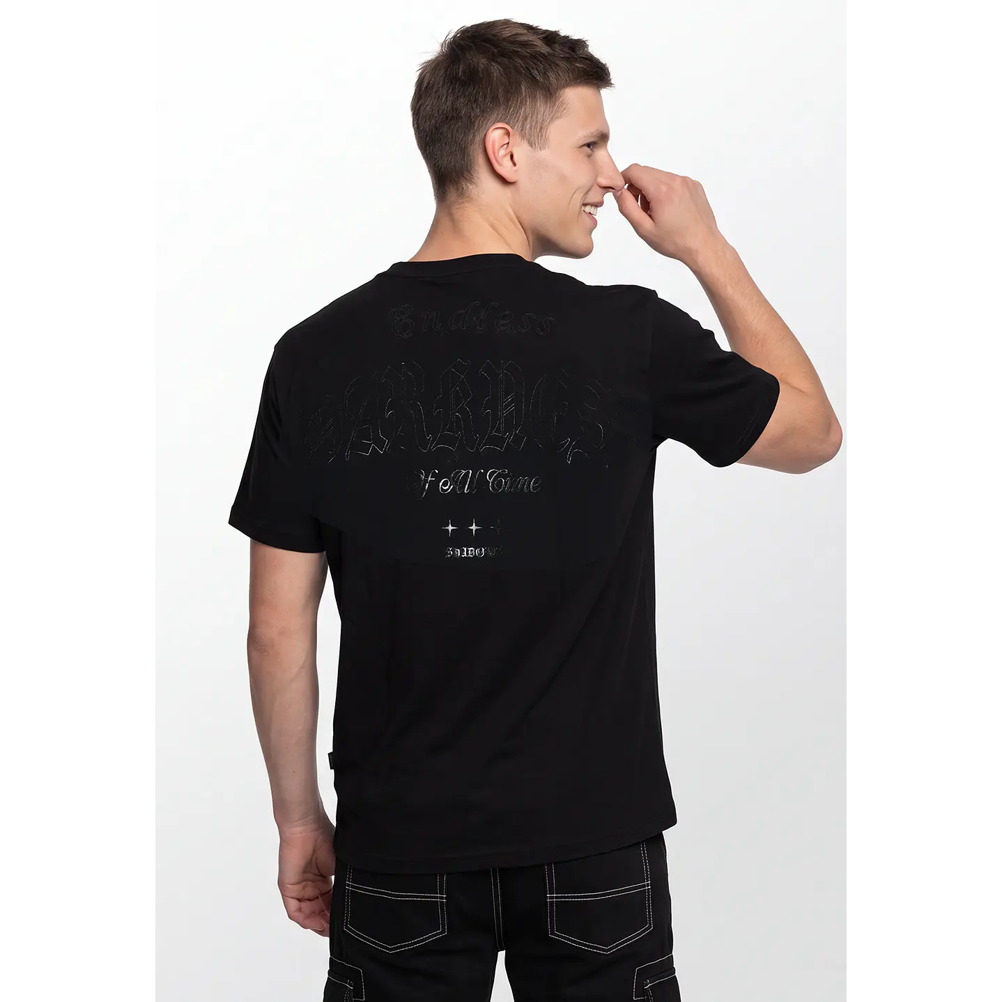 Polera Básica Hombre Negro 3