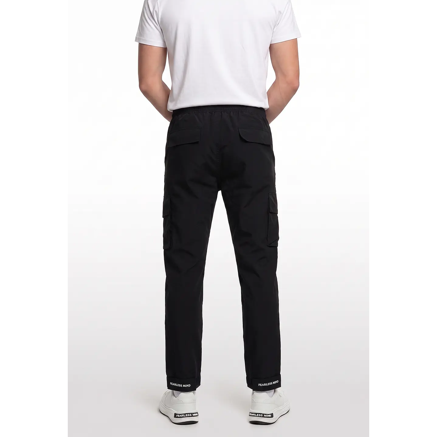 Pantalón Cargo Hombre Negro 3