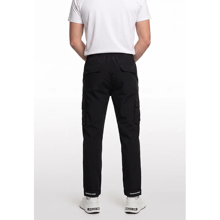 Pantalón Cargo Hombre Negro 3