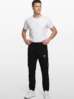 Pantalón Cargo Hombre Negro