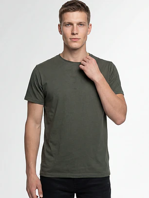 Polera Bordado 3D Hombre Verde