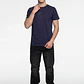 Polera Bordado 3D Hombre Azul - Miniatura 2