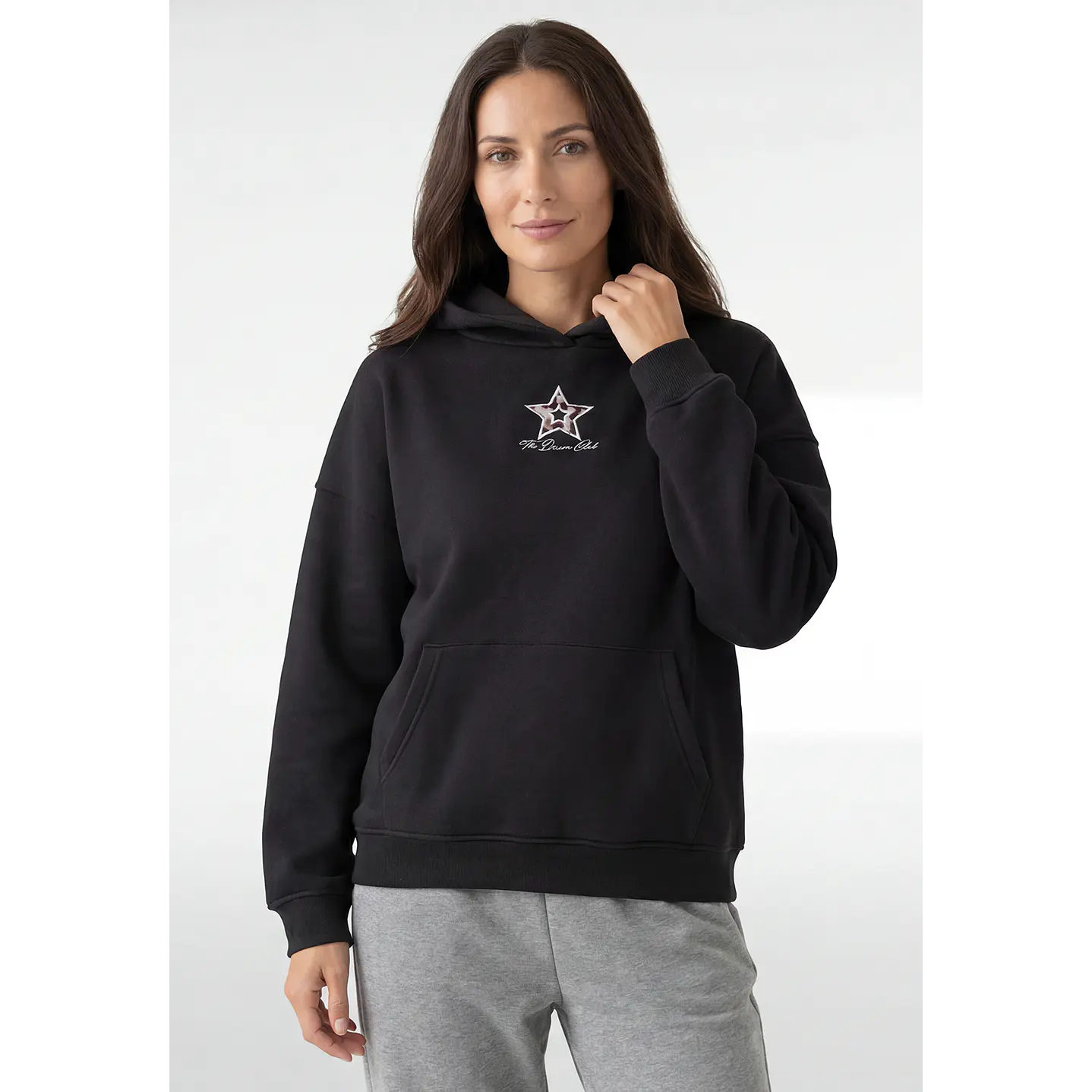 Polerón Numero Mujer Gris 1