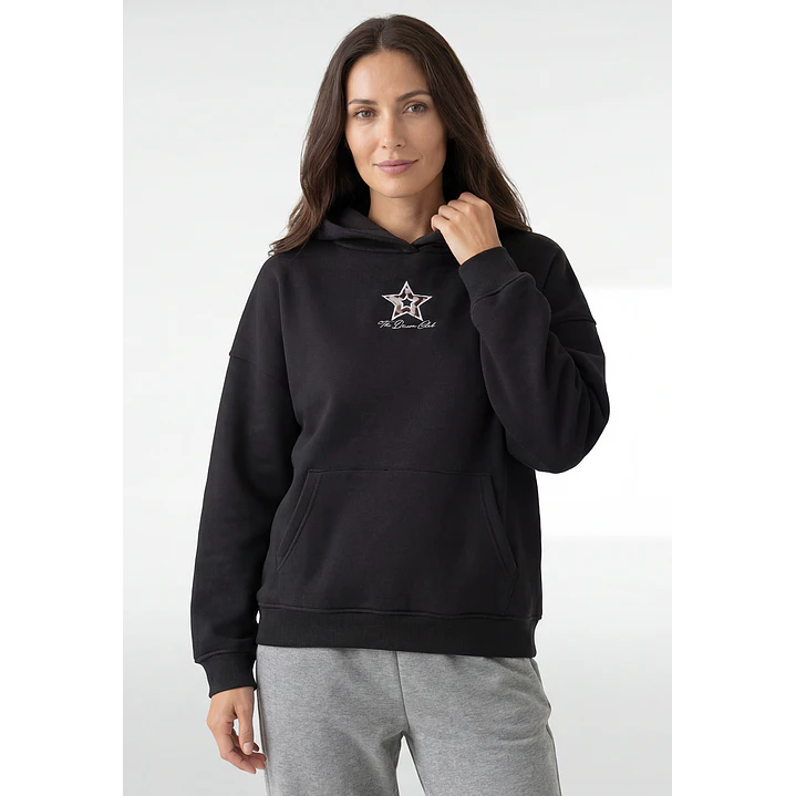 Polerón Numero Mujer Gris 1