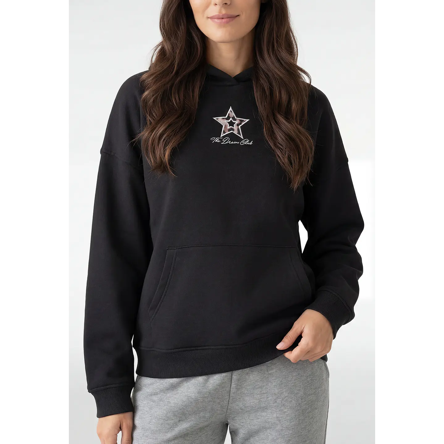 Polerón Numero Mujer Gris 4