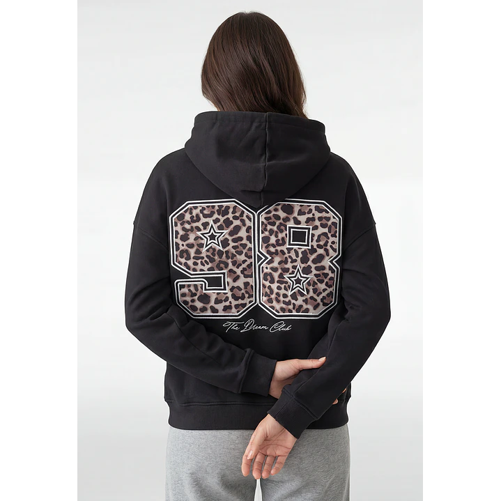 Polerón Numero Mujer Gris 2