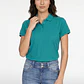 Polera Pique Mujer Turquesa - Miniatura 1