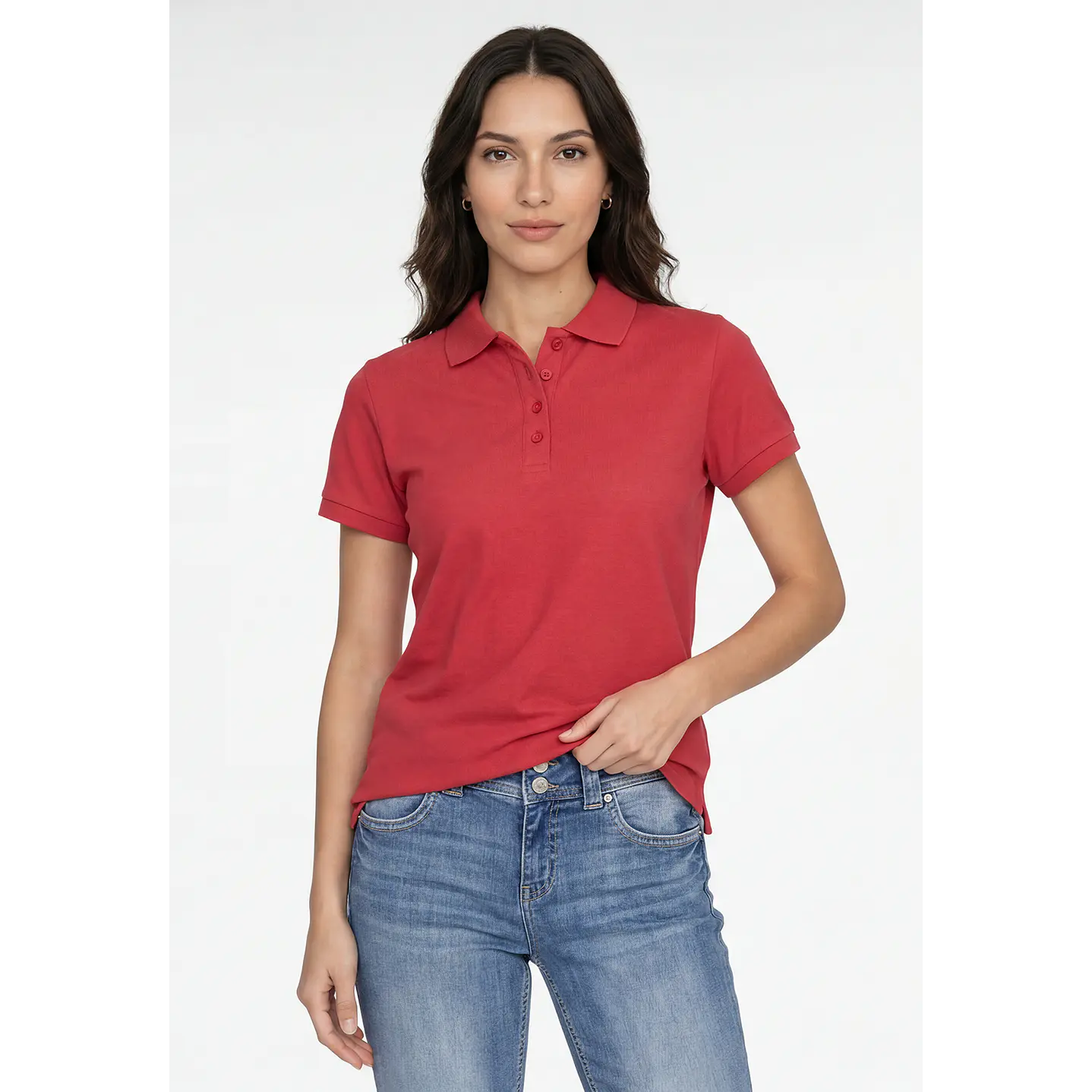Polera Pique Mujer Sandia 1